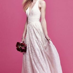 Lace Halter Ball Gown Wedding Dress GALINA WG3844